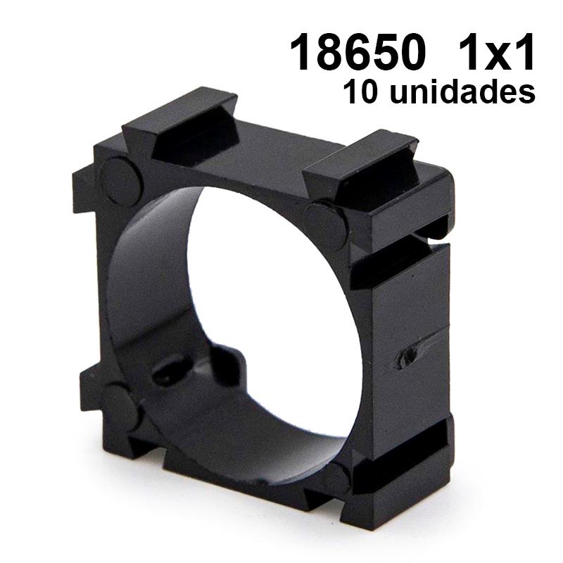 Support de batterie 18650 1x1 - 10 pcs