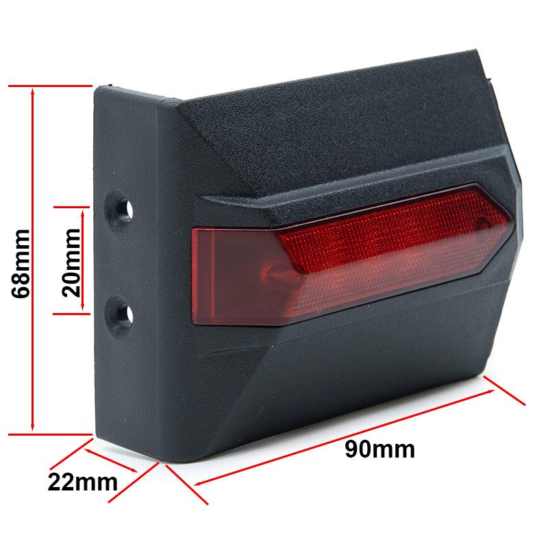 Habillage feu arrière G pour Kukirin G2 Pro