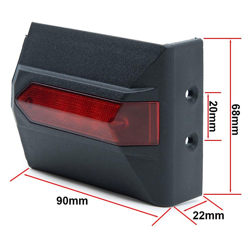 Habillage feu arrière D pour Kukirin G2 Pro