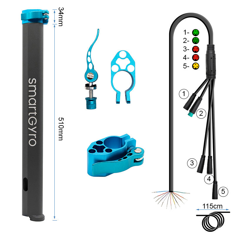 Mat avec câble et pince original Smartgyro Speedway / Rockway / Crossover - gris