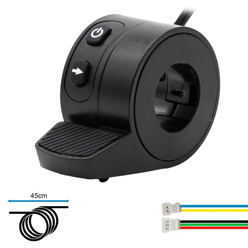 Accélérateur Smartgyro Raptor EVO avec boutonnière droite