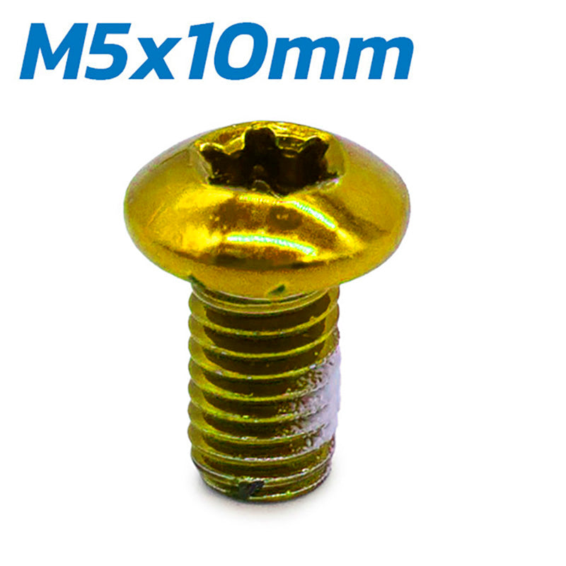 Vis jaune M5x10 pour disques de frein - 12 pcs.