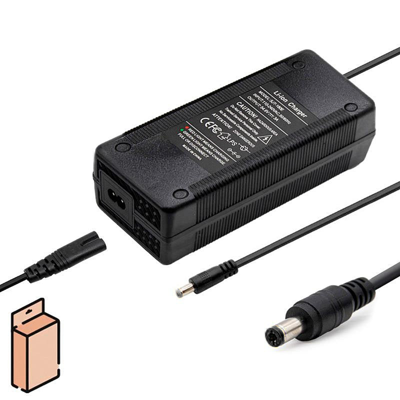 Chargeur 48V (sortie 54,6v) 3A DC connecteur 5,5x2,5 mm