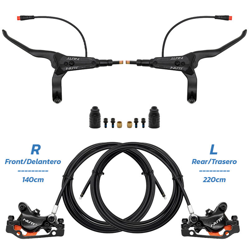 Kit de frein hydraulique noir A5-D Avant R arrière L [NUTT]