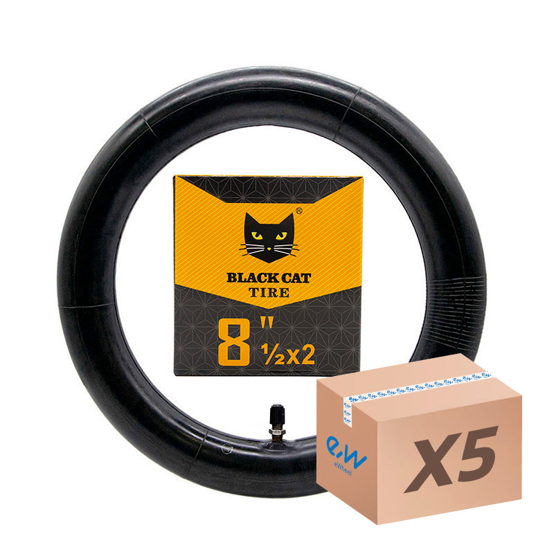 Chambre à air 8,5x2 Black Cat - valve droite - 5pcs