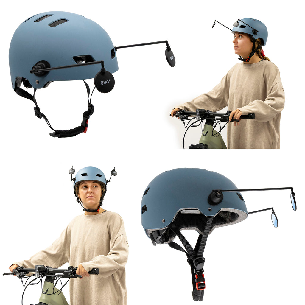 Rétroviseur latéral EWR002 pour casque – ajustable et amovible