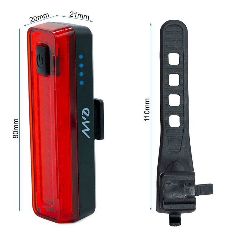 Feu arrière rechargeable EWL008