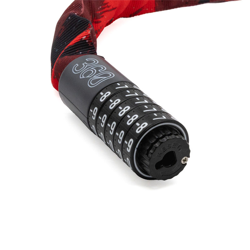 Antivol à code EWLK022 housse tissu rouge