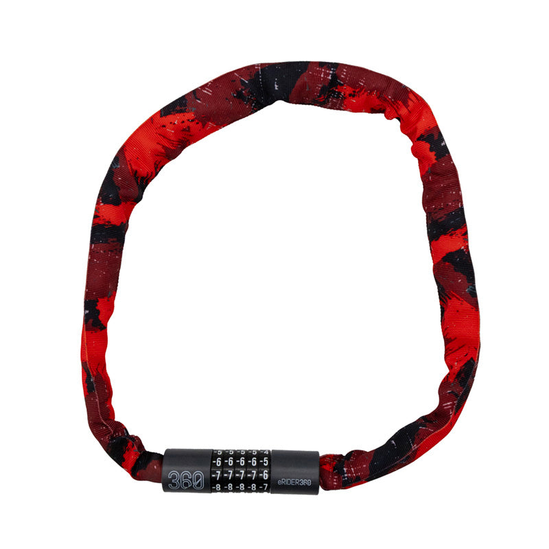 Antivol à code EWLK022 housse tissu rouge