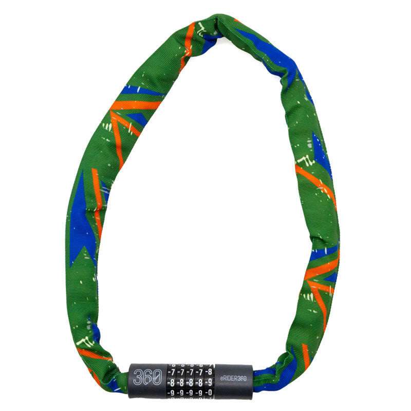 Antivol à code EWLK022 housse tissu multicolore