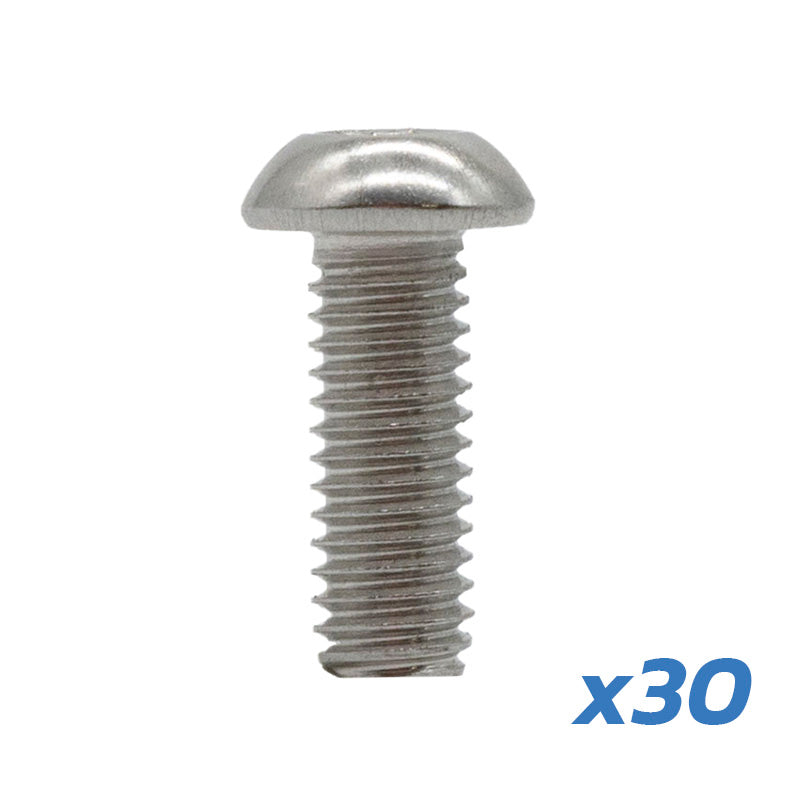 VIS POUR COUVERCLE AVANT ET ARRIÈRE BASE DUALTRON MINI 30 UNITÉS