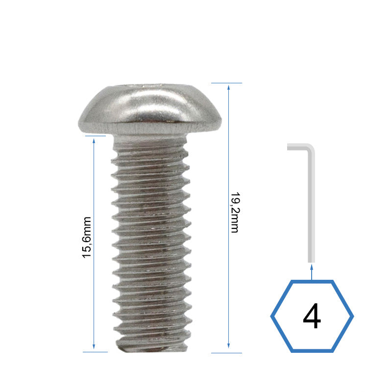Vis de base avant et arrière Dualtron Mini – lot de 30 unités