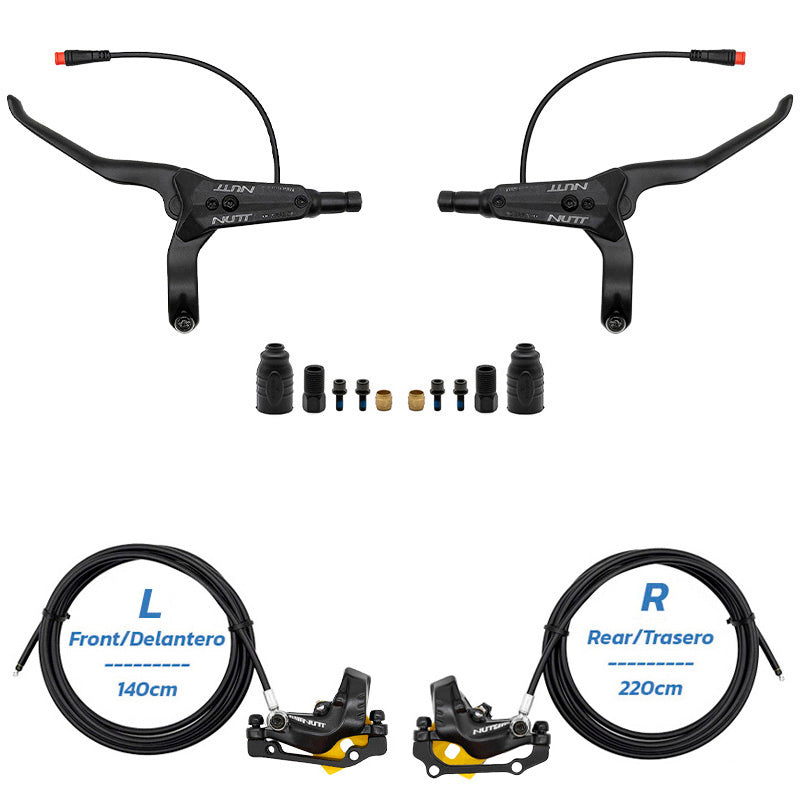 Kit de frein hydraulique noir Y5 Avant L arrière R [NUTT]