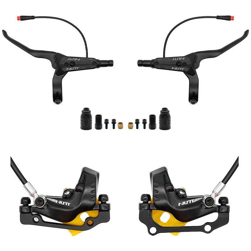 Kit de frein hydraulique noir Y5 Avant L arrière R [NUTT]