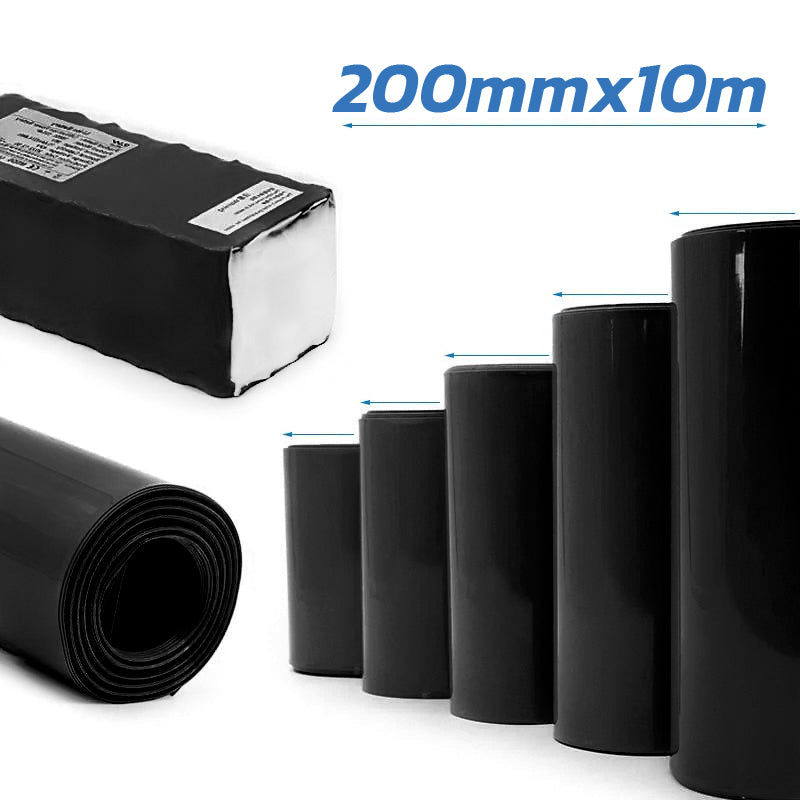 Noir thermorétractable 200m 10M