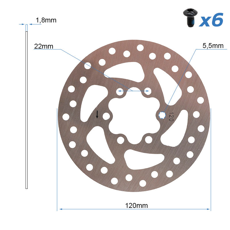 Disque de frein Niu KQi3 MAX