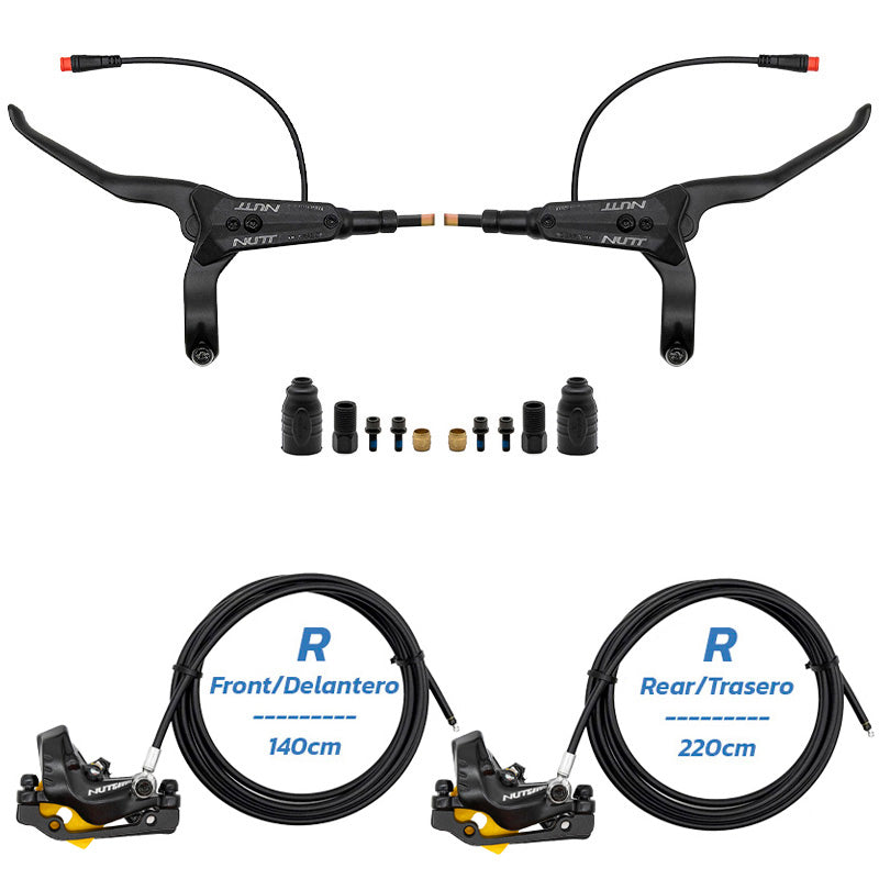 Kit de frein hydraulique noir Y5 Avant R arrière R [NUTT]