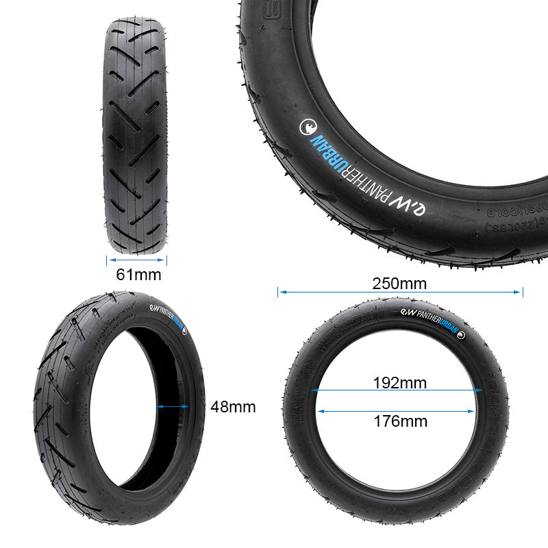 Pneu sans chambre à air 60/70-7 POUR MI4 PRO MAX/PLUS EWHEEL PANTHERURBAN NEW GEL