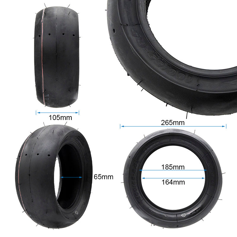 Pneu tubeless Slick 100/55-6.5 [Xuancheng]