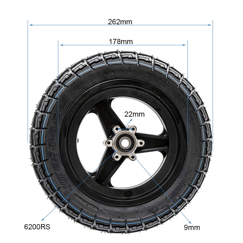 Roue avant Kukirin G2/G3 (Sans logo)