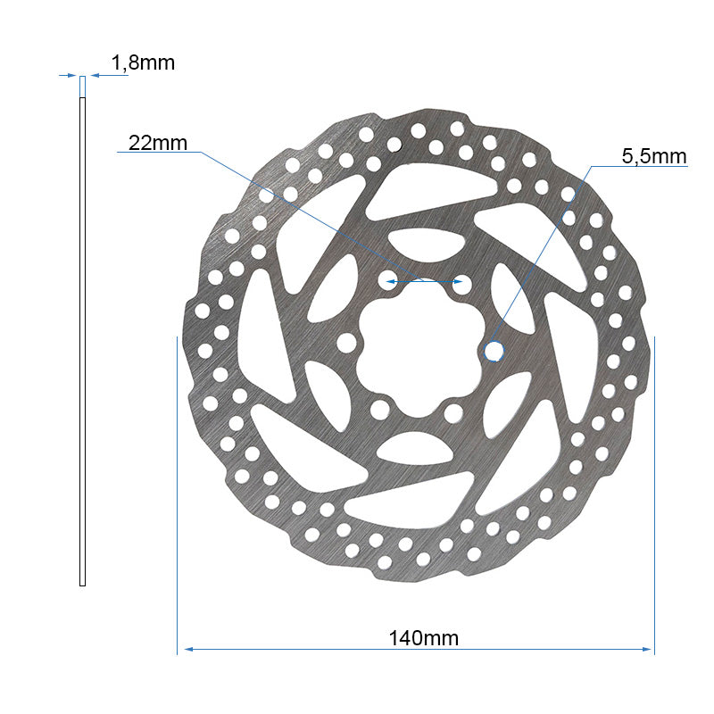 Disque de frein EWD003 - 140mm