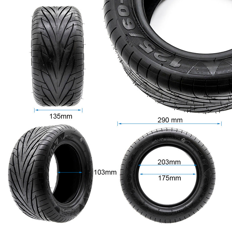 Pneu Tubeless 125/60-7 [CST]