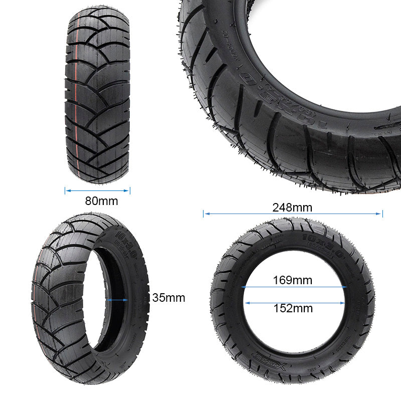 Pneu tubeless 10x3 (80/65-6) [Xuancheng]