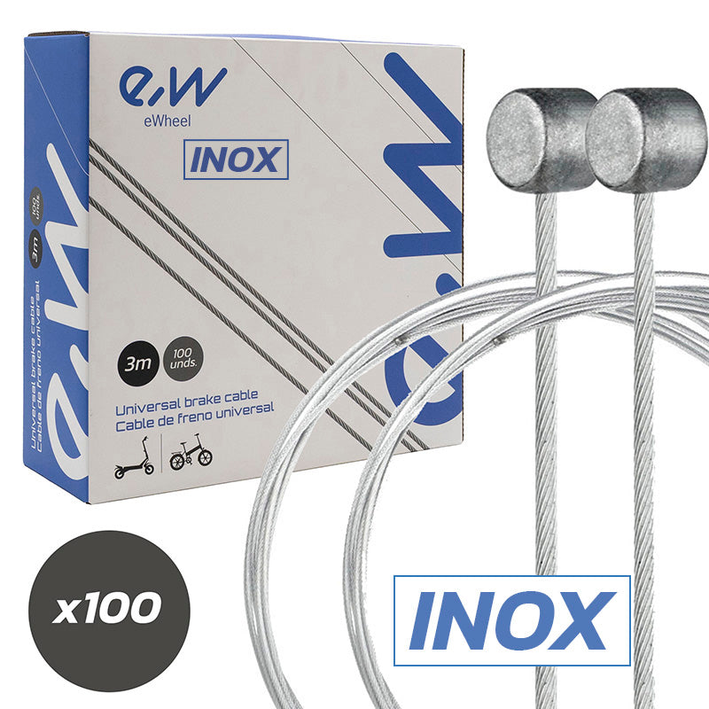 Câble de frein en acier inoxydable 3m - 100 PCS