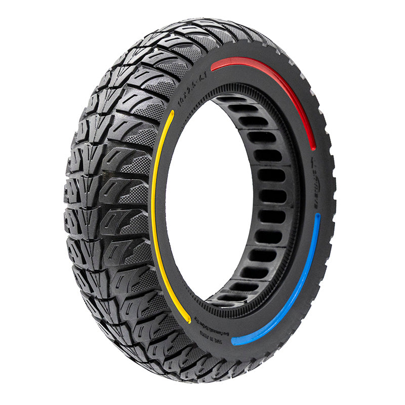 Roue pleine 10x2,5-6,1 [Cityneye] - tricolore
