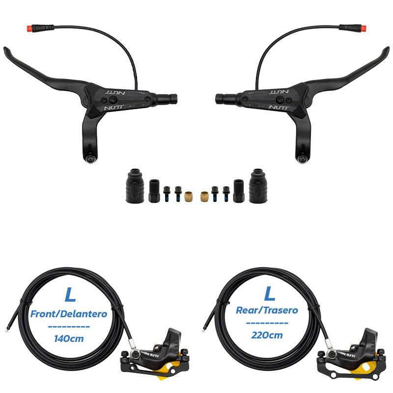 Kit de frein hydraulique noir Y5 Avant L arrière L [NUTT]
