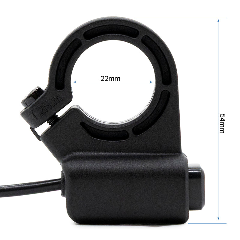 Botonera simple double - 1,5m - connecteur SM