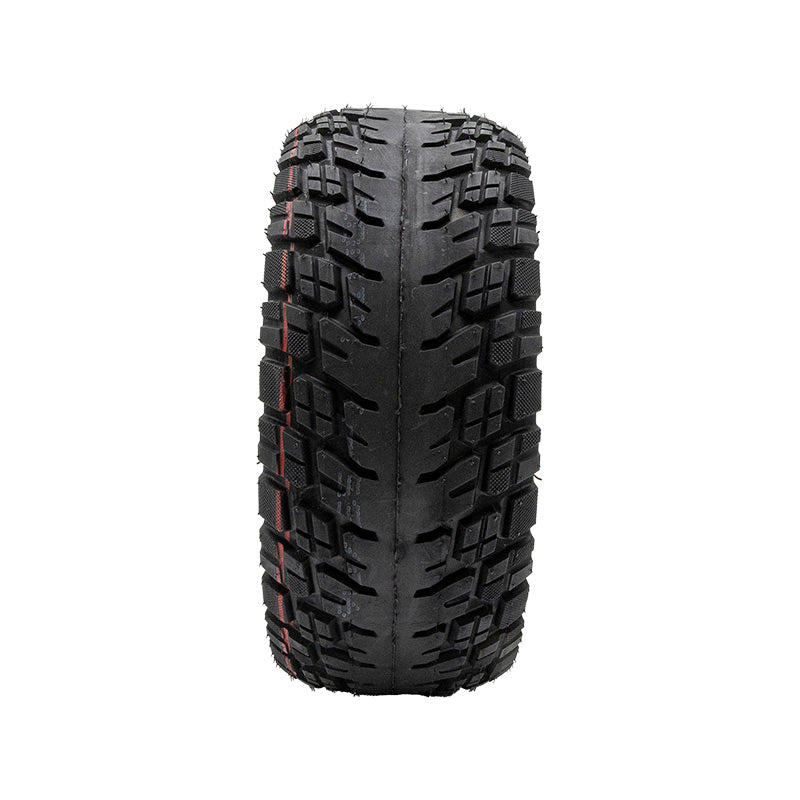 Pneu tubeless off-road 90/55-7 rouge avec gel