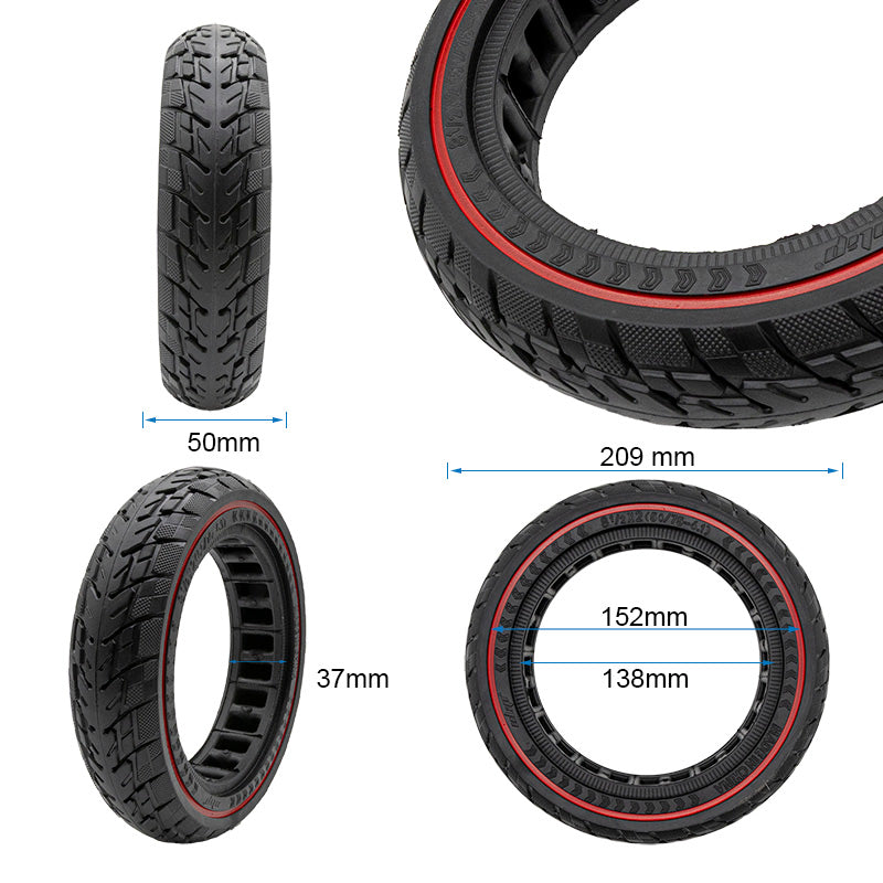 Pneu plein off-road 8,5x2 (50/75-6,1) rouge