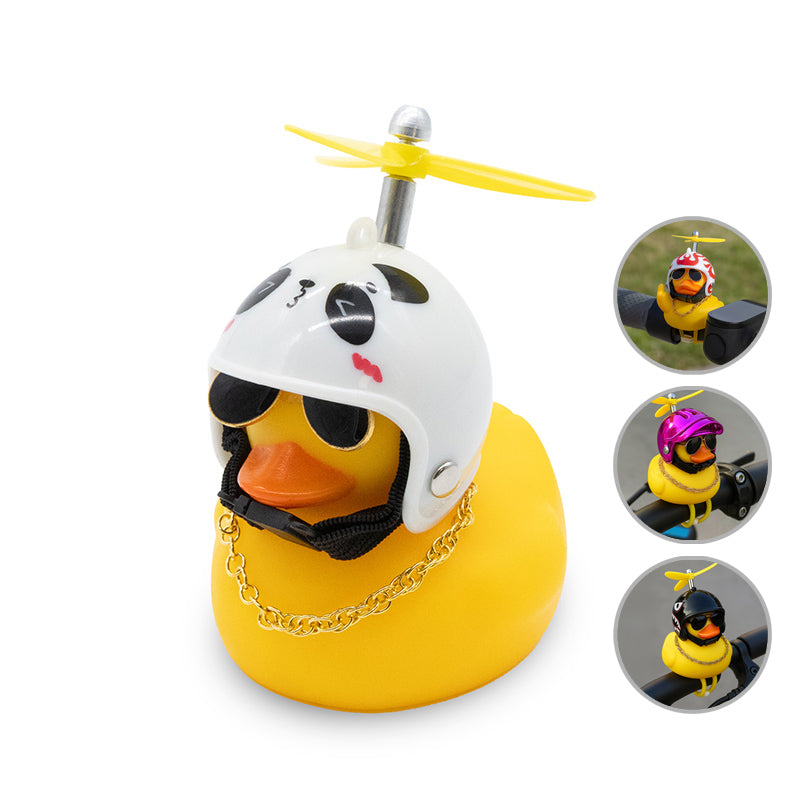 Canard casque hélice ours panda