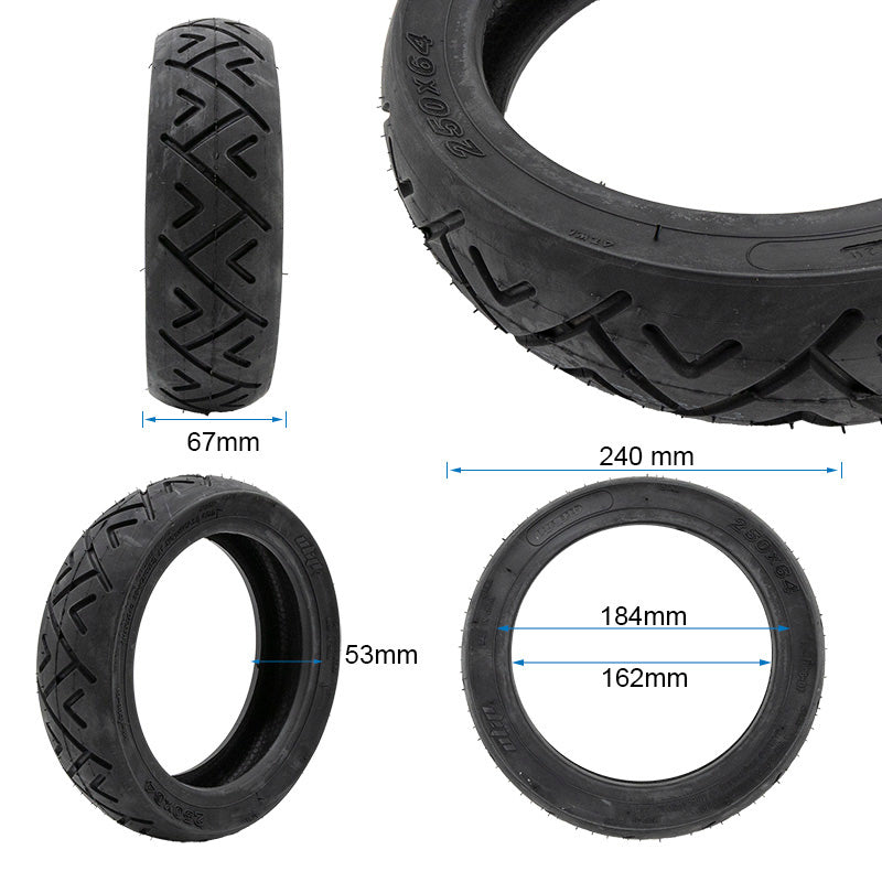 Pneu tubeless route urbaine 250×64