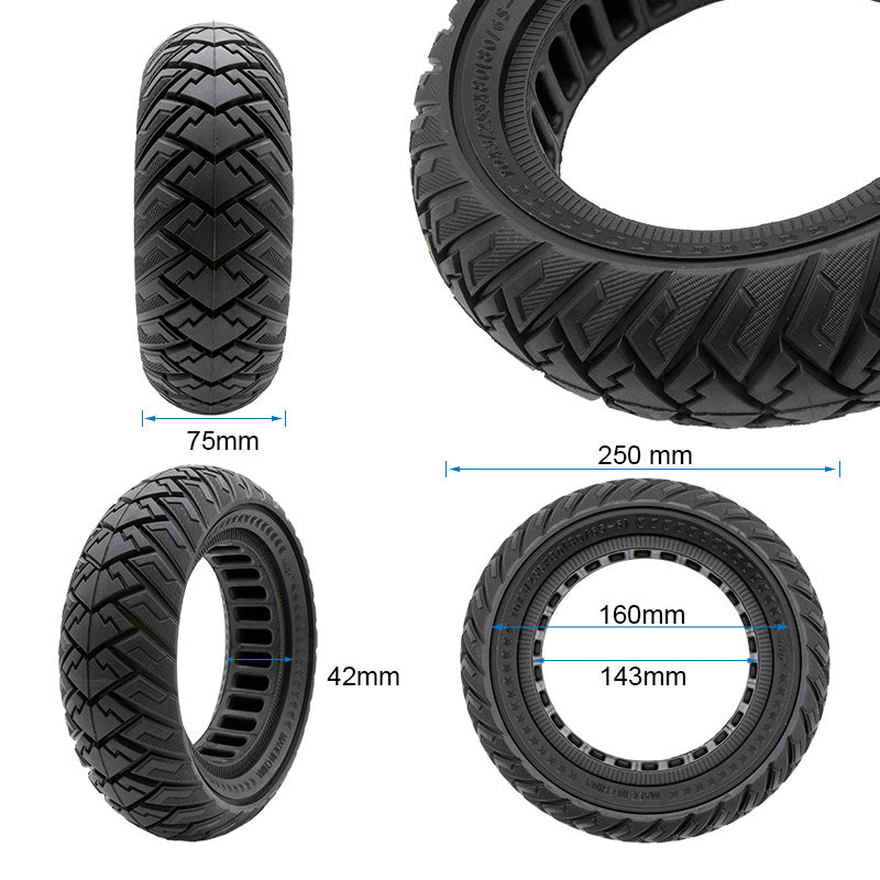 Roue pleine 10x3 / 255x80 (80/65-6)