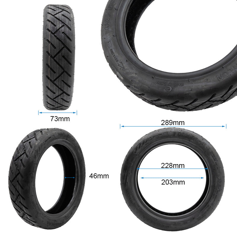 Pneu tubeless 60/90-8 avec gel [Yuanxing]