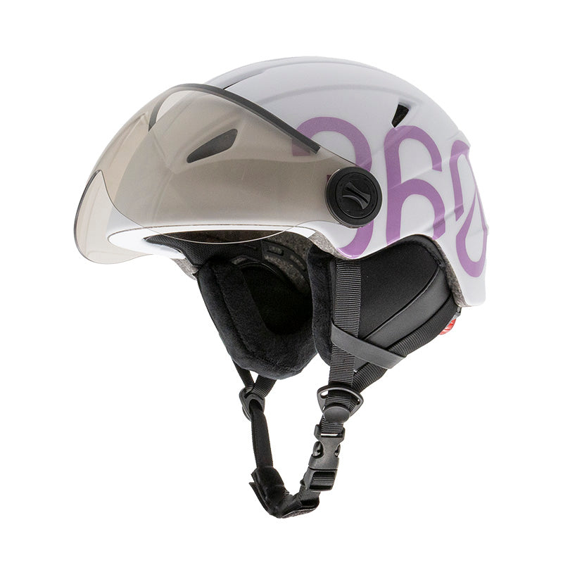 GLOOB Urban blanc - violet L cache oreilles amovibles