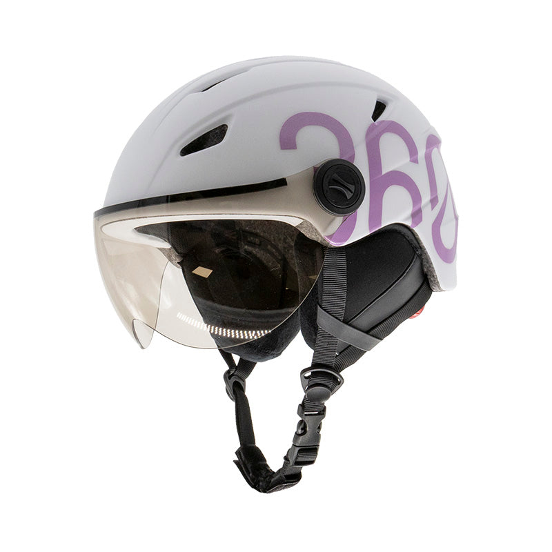 GLOOB Urban blanc - violet L cache oreilles amovibles