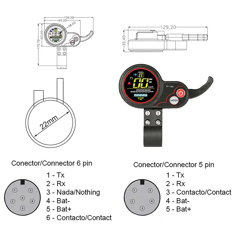 Kit électronique TF-100 48V 25A 800W