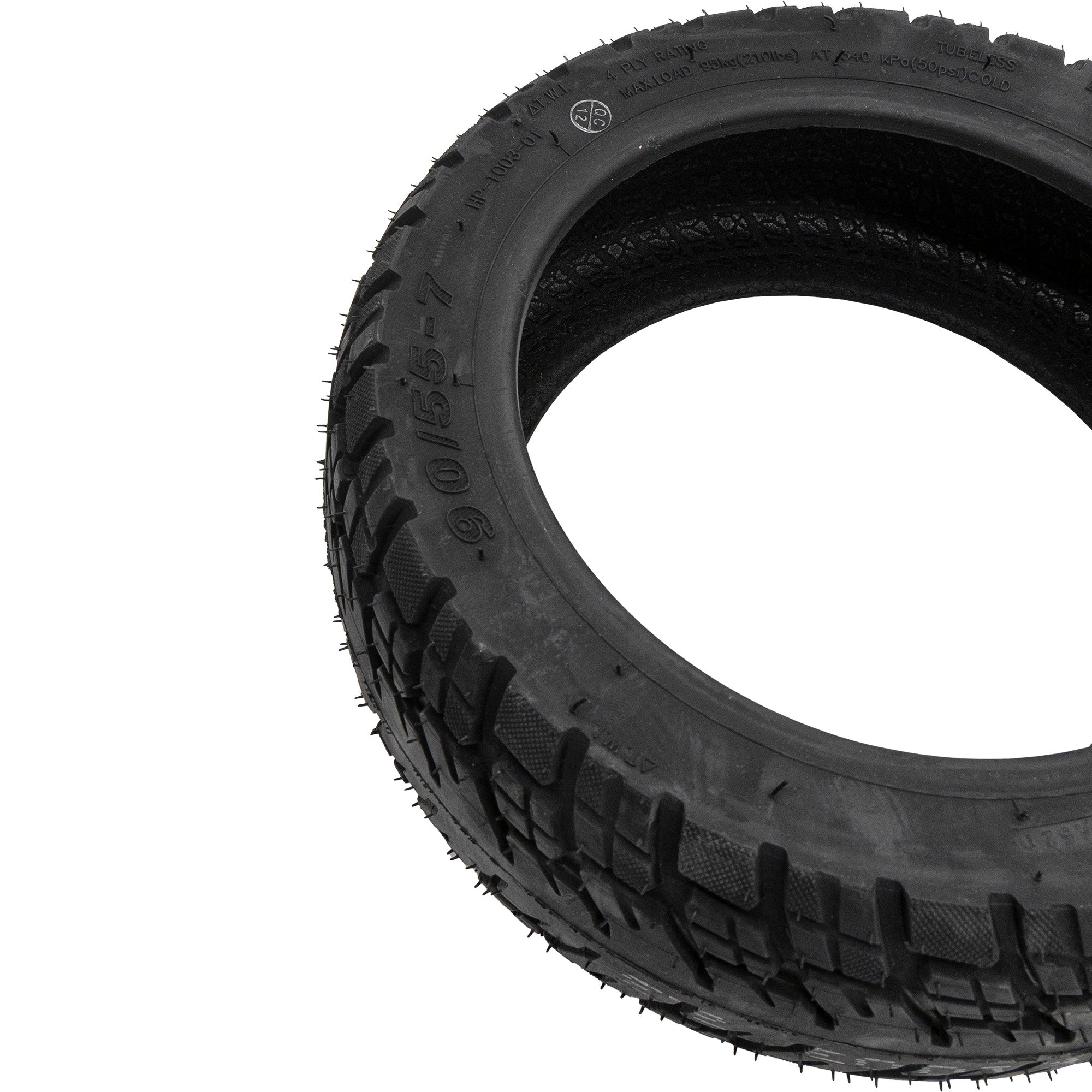 Pneu tubeless off-road 90/55-7 rouge