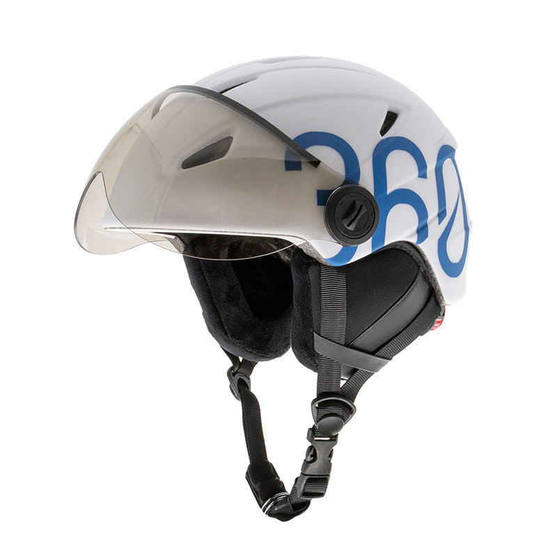 GLOOB Urban blanc - bleu M cache-oreilles amovibles