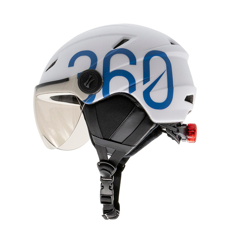 GLOOB Urban blanc - bleu M cache-oreilles amovibles