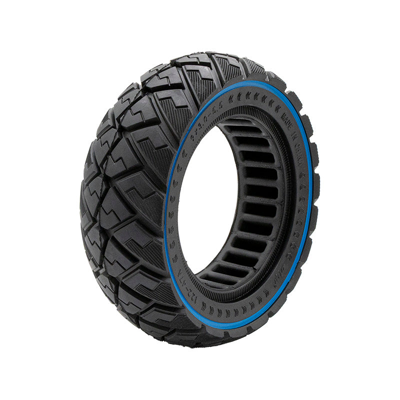Pneu plein off-road 9x3-5,5 bleu
