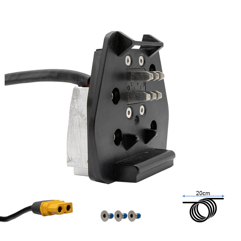 Accessoire assemblage batterie avec cable 200 mm pour Roktar, Zephir, Ventix et Arenox