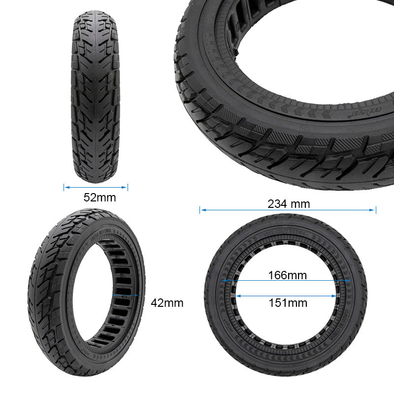 Pneu plein 10x2,125 (250×54)
