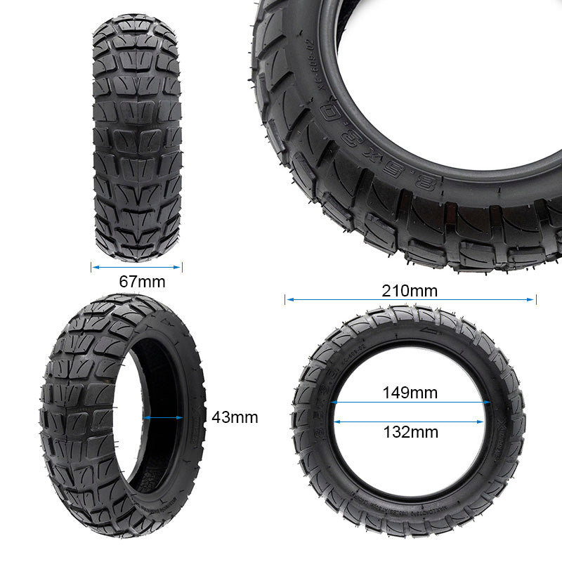 Neumático 8,5x3-5,5 XC-609-02 [Xuancheng]