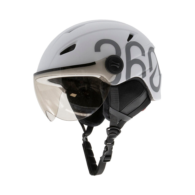 GLOOB Urban blanc - gris L cache-oreilles amovibles