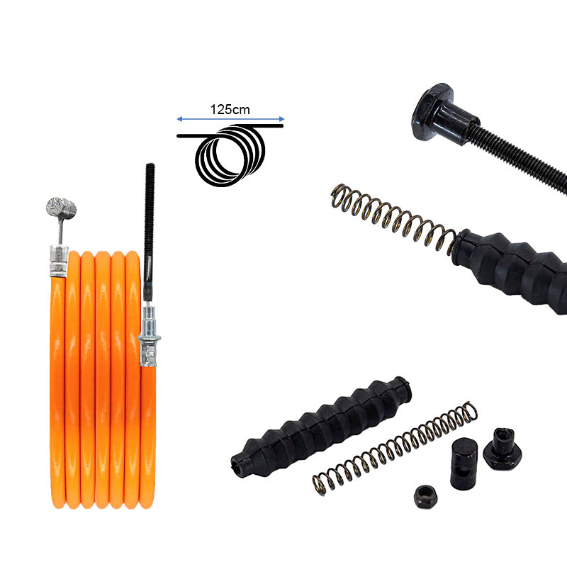 Cable frein avant tambour orange pour Xiaomi 5, 5 Pro, 5 Max et 5 Plus 141 cm