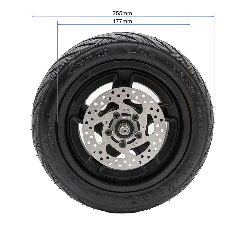 Jante avec pneu 6.5 » et biseau 50mm pour Ninebot F2/F2 Pro E [Ninebot]